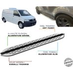 T5 Transporter Panel Van Uzun Şase Araca Özel Prv1 Yan Basamak 2003 2004 2005 2006 2007 2008 2009 2010 - Siyah - Açık Gri