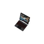 T5206d İpad 10.2 (7.nesil) Kılıf İnter Ledli Klavyeli Tablet Kılıfı - Siyah mptelA047-28620