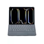 T5507D iPad Pro 11 (2022) Kılıf Palermo Ledli Klavyeli Standlı Tablet Kılıfı - SIYAH-(5796)