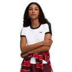 T7 Kadın Beyaz Günlük Stil T-Shirt 63212902