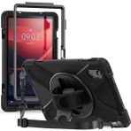 Tab K11 TB-330FU ile Uyumlu Tank Zırh Elgeçmeli Ipli Defender Tablet Silikon Kılıfı