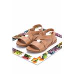 Taba Hakiki Deri Kadın Sandalet K05724660103