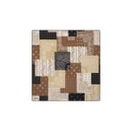 Taba Patchwork Desen Twill İpek Eşarp