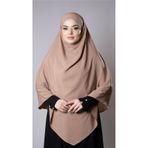 Taba Pratik Hazır Geçmeli Tesettür Eşarp Medine İpeği Bağcıklı Çift Katlı Sufle Hijab 2302_33