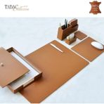 Tabac 515-13 Smoothy Hakiki Deri Sümen Takımı Marine Hardal
