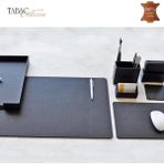 Tabac 515-19 Smoothy Hakiki Deri Sümen Takımı Marine Siyah