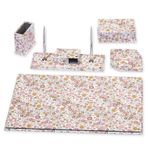 Tabac 7850-340 Multicolor Çiçek Suni Deri Sümen Takımı
