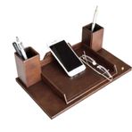 Tabac DERİ MASA ÜSTÜ TELEFON VE GÖZLÜK TUTUCU - 262 (MAYA KAHVE - 140)
