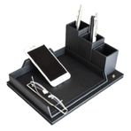 Tabac DERİ MASA ÜSTÜ TELEFON VE GÖZLÜK TUTUCU - 263 (SİYAH - 111)