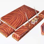 Tabac DERİ VE AĞAÇ SÜMEN TAKIMI 790 ZEBRANO (Bordo Zebrano)