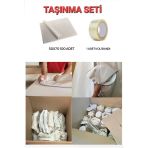 Tabak Bardak Eşya Paketleme Kağıdı 40x60 Cm 100 Adet + Koli Bandı (taşınma Ambalaj Kağıt Seti )