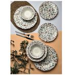 Tabak Evi Fulya Colorido 6 Kişilik 24 Parça Renkli Porselen Yemek Takımı