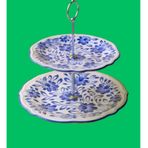 Tabak Evi Jamuor Mess Fulya Porselen Katlı Kurabiyelik Aparatlı 21 Cm 26 Cm Renkli