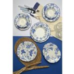 Tabak Evi Porselen 6 Kişilik 24 Parça Stoneware Flower Yemek Takımı