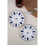 Tabak Evi Porselen Acem Zade Lacivert Çay Tabağı 11,8Cm 2 Li