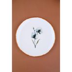 Tabak Evi Porselen Azelya Düz Tabak 19,50CM Aly3 Tekli - 19,5 cm