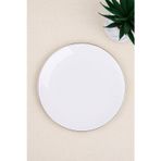Tabak Evi Porselen Chic Platin Yaldızlı Servis Tabağı 24,50Cm Tekli