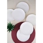 Tabak Evi Porselen Chic Servis Tabağı 24,50CM 6 Lı - Krem