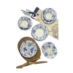 Tabak Evi Porselen Stoneware Flower Karışık Desenli 24 Parça Yemek Takımı