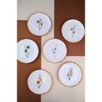 tabakevi Tabak Evi Porselen Azelya Karma Pasta Tabağı Seti 19,50cm 6 Kişilik 6 Parça