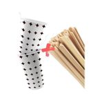 TABAKGROUP 7 Oz Karton Bardak 1.000 Adet ve 500 Adet Ahşap Çay Kaşığı