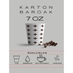 TABAKGROUP 7 Oz Karton Bardak 1.000 Adet