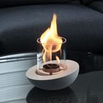 Tabart PURE-Fire V.4 Bacasız Beton Masaüstü Şömine + 1 Litre Tabfire Şömine Yakıtı