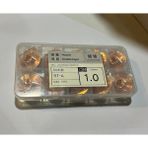Tabaş 10 Adet Cloudray Dia.32 mm H15 Çift Katmanlı Krom Kaplamalı Kalibre Double Layer 1.0 mm Veya 1.2 mm Kaynak Lazer Nozulları Fiber Lazer Kesim Cnc Makinesi Için LN03D32H15DCP10 LN03D32H15DCP10 - 1.0 caliber
