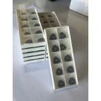 Tabaş 10 Adet mm Ib 17.8 x 6.5 Cnc Karbür Freze Uçları Frezeleme Başlık Elması