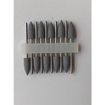 Tabaş Diş Parlatma ve Parlatma Araçları Taşlama Kafası Oje Parlatma Kafası Parlatma Araçları Parlatıcı Freze Uç Seti 10 Adet 6.X16MIKROMOTOR El Aleti 2.35MM 404-GRİ-PEMBE-YEŞİL-SARI-MAVİ-TURKUAZ