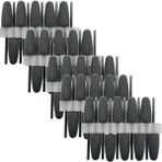 Tabaş Diş Parlatma ve Parlatma Araçları Taşlama Kafası Yeşim Parlatma Oje Parlatma Kafası Parlatma Araçları Parlatıcı Gri Freze Uç Seti 10 Adet 10*24 Mikromotor El Aleti 2.35 mm
