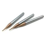 Tabaş Mikro Karbür Uç Frezesi Kesici Alaşım Kaplama Tungsten Çelik Gamont R0.75-4D-03C-50L-HRC55 1 Adet R0.75X4X50LX2F
