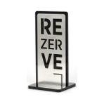 Tabela Masa Rezerve Yazısı - Gümüş