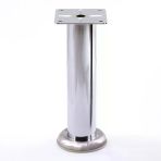 Tablalı Krom Metal 15 Cm Gümüş Mobilya Ayağı Modern Koltuk Kanepe Dayanıklı Tv Ünite Ayağı Ayakları