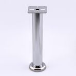 Tablalı Metal 20 Cm Krom Gümüş Mobilya Ayağı Modern Koltuk Kanepe Dayanıklı Tv Ünite Ayağı Ayakları