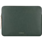 Tablet Kılıfı iPad Pro 11 Inç M4 M2 4. / 3. Nesil 2022/2021 / iPad Air 11" M2 2024 2022 ve Akıllı/sihirli Klavye ile Uyumlu Kalem Tutucu-Pu Deri Çanta Su Geçirmez Ince Kılıf - Yeşil