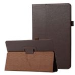 Tablet Kılıfları Doku Deri Tablet Kılıfı Samsung Galaxy Tab ile Uyumlu A 9.7 (SM-T550) İnce katlanır standı folio koruyucu şok geçirmez arka kapak tutucu Tablet PC Kılıfı(Brown)