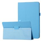 Tablet Kılıfları Doku Deri Tablet Kılıfı Samsung Galaxy Tab ile Uyumlu A 9.7 (SM-T550) İnce katlanır standı folio koruyucu şok geçirmez arka kapak tutucu Tablet PC Kılıfı(Light blue)