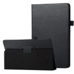 Tablet Kılıfları Doku Deri Tablet Kılıfı Samsung Galaxy Tab ile Uyumlu A 9.7 (SM-T550) İnce katlanır standı folio koruyucu şok geçirmez arka kapak tutucu Tablet PC Kılıfı(Noir)