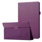 Tablet Kılıfları Doku Deri Tablet Kılıfı Samsung Galaxy Tab ile Uyumlu A 9.7 (SM-T550) İnce katlanır standı folio koruyucu şok geçirmez arka kapak tutucu Tablet PC Kılıfı(Purple)