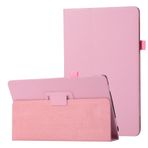 Tablet Kılıfları Doku Deri Tablet Kılıfı Samsung Galaxy Tab ile Uyumlu S2 8.0 (SM-T715) İnce katlanır standı folio koruyucu şok geçirmez arka kapak tutucu Tablet PC Kılıfı(Pink)