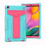 Tablet Kılıfları Galaxy Tab A 10.1 2019, Kickstand üç katmanlı hibrit tam gövde kasası ile engebeli şok geçirmez düşme koruma kapağı Samsung Galaxy sekmesi ile uyumlu 10.1 2019 T510/T515 Tablet PC Kıl