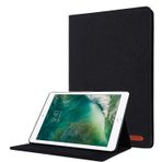 Tablet Kılıfları iPad Mini 6 Kılıf ile uyumlu, Flip Fold Stand Kılıf Koruyucu Kumaş Baskı Kapak Kart Yuvaları ile Otomatik Uyandırma ile Uyku Tablet PC Kılıfı(Noir)