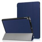 Tablet PC Çantaları Kılıflar Kollar İPad Air3 10.5 2019 Tablet Kılıfı ile Uyumlu, iPad Pro 10.5 2017 Tablet Kılıfı Hafif Trifold Stand ile Uyumlu Pc Sert arka kapak Trifold ve Otomatik Uyanış ile(Blu)