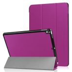 Tablet PC Çantaları Kılıflar Kollar İPad Air3 10.5 2019 Tablet Kılıfı ile Uyumlu, iPad Pro 10.5 2017 Tablet Kılıfı Hafif Trifold Stand ile Uyumlu Pc Sert arka kapak Trifold ve Otomatik Uyanış ile(Purp