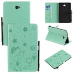 Tablet PC Çantaları Kılıflar Kollar Samsung Galaxy Tab A ile uyumlu 10.1 İnç 2016 (SM-T580/T585) Tablet Kılıf Manyetik Toka Flip Cover Katlanır Stand Kılıf Darbeye Dayanıklı Dayanıklı Kılıf 9.6 İnç(Gr