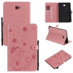 Tablet PC Çantaları Kılıflar Kollar Samsung Galaxy Tab A ile uyumlu 10.1 İnç 2016 (SM-T580/T585) Tablet Kılıf Manyetik Toka Flip Cover Katlanır Stand Kılıf Darbeye Dayanıklı Dayanıklı Kılıf 9.6 İnç(Pi