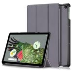 Tablet PC Google Pixel Tablet Flip Stand Manyetik Cüzdan Kılıf CYKST (Gri) için Uyumlu/Yedek