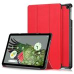 Tablet PC Google Pixel Tablet Flip Stand Manyetik Cüzdan Kılıfı CYKST (Kırmızı) için Uyumlu/Yedek