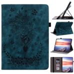 Tablet PC Samsung Galaxy Tab A 10.1 inç 2016 T580 T585 için Uyumlu/Yedek PU Deri Kapaklı Kapaklı Stand Manyetik Cüzdan Kılıf TXHMPB (Mavi)